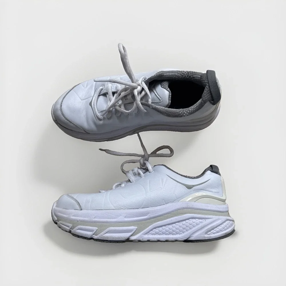 Hoka One One Valor LTR Women's 7 Running Shoes White Pale Blue